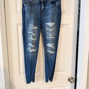 Pre-owned Torrid Bombshell skinny premium stretch jeans size 10R